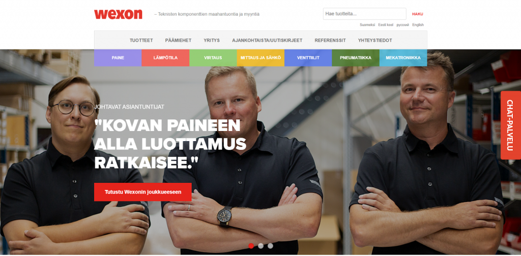 Wexon website