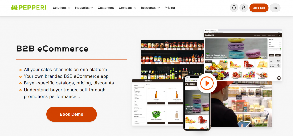 Pepperi B2B sales platform